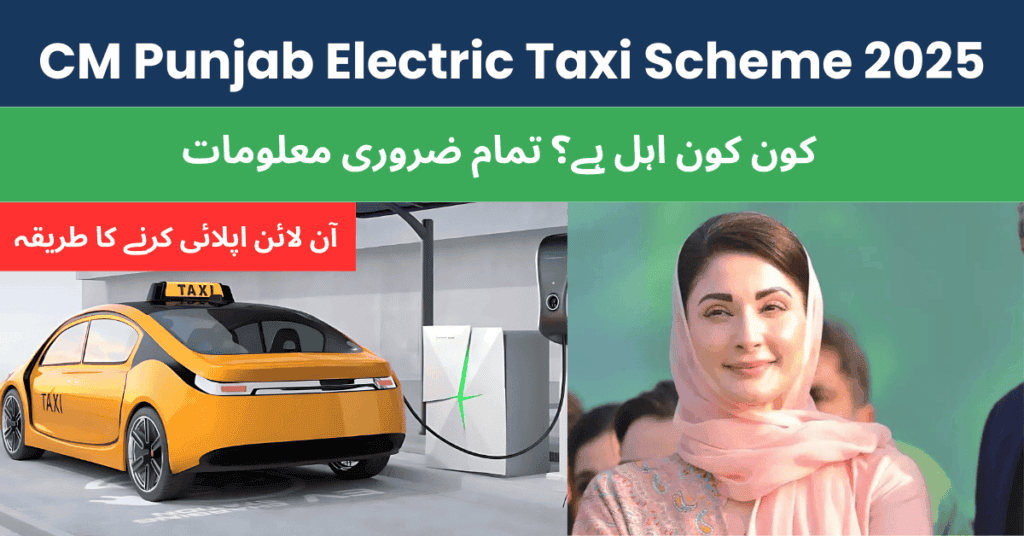 CM Punjab Electric Taxi Scheme 2025. How to Apply Online & Latest Updates